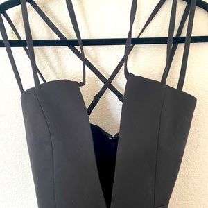 Strappy Deep V bodysuit